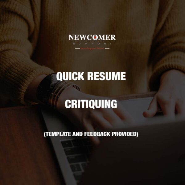 Quick Resume Critiquing